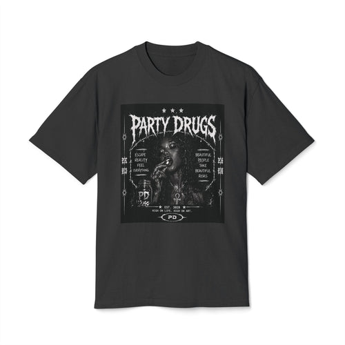 PARTY DRUGS™ Heavyweight Graphic Tee — Collection 001