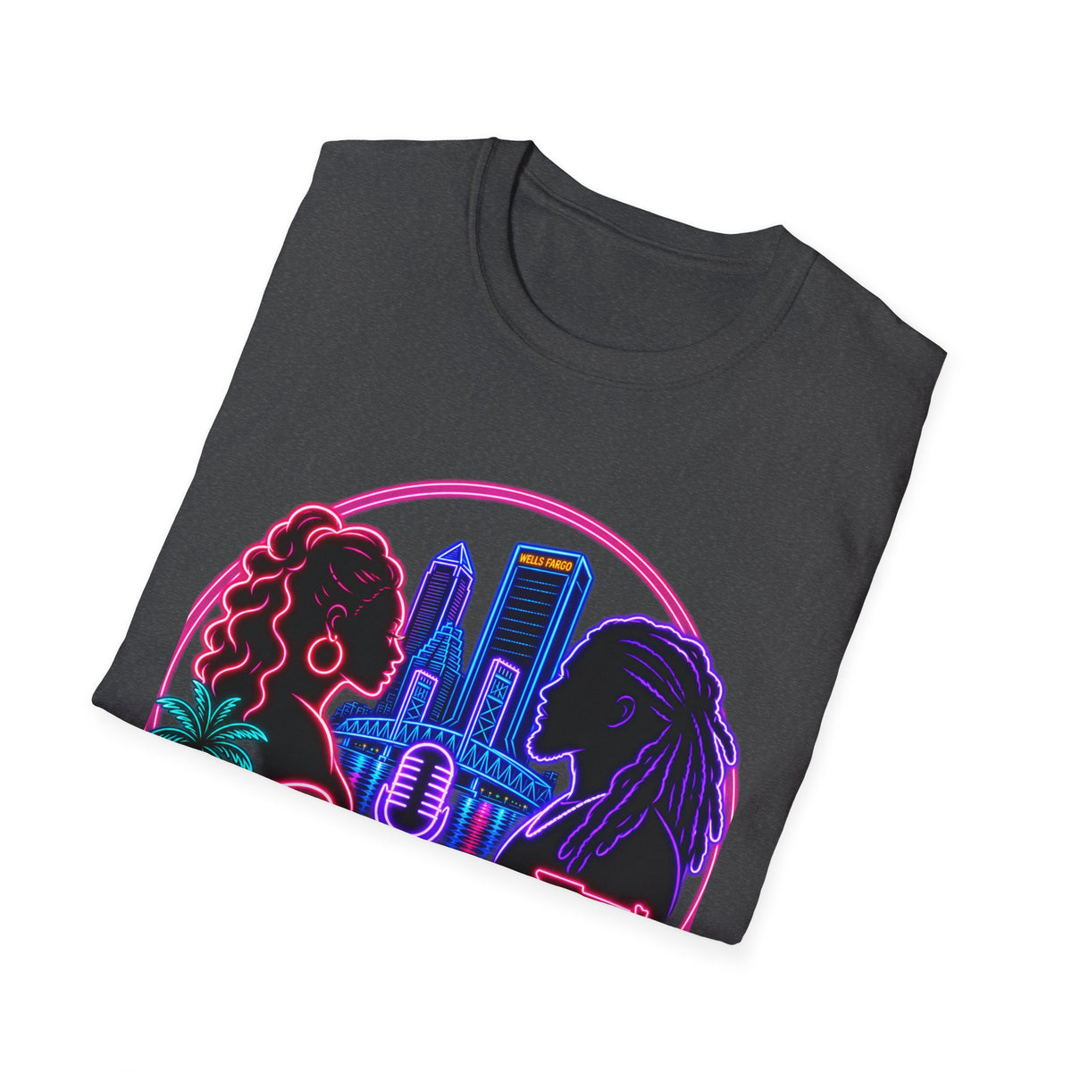 Quata Uncut Podcast™ Neon Logo Tee