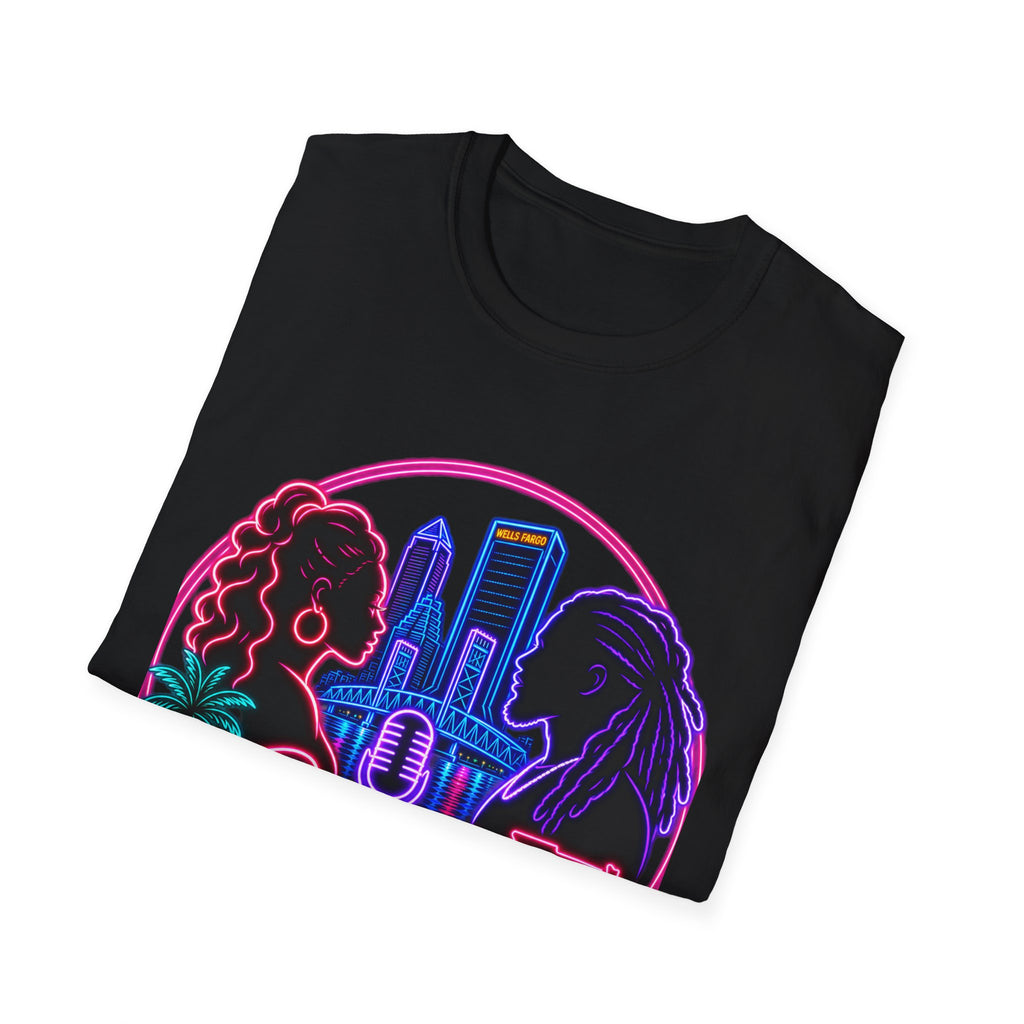 Quata Uncut Podcast™ Neon Logo Tee