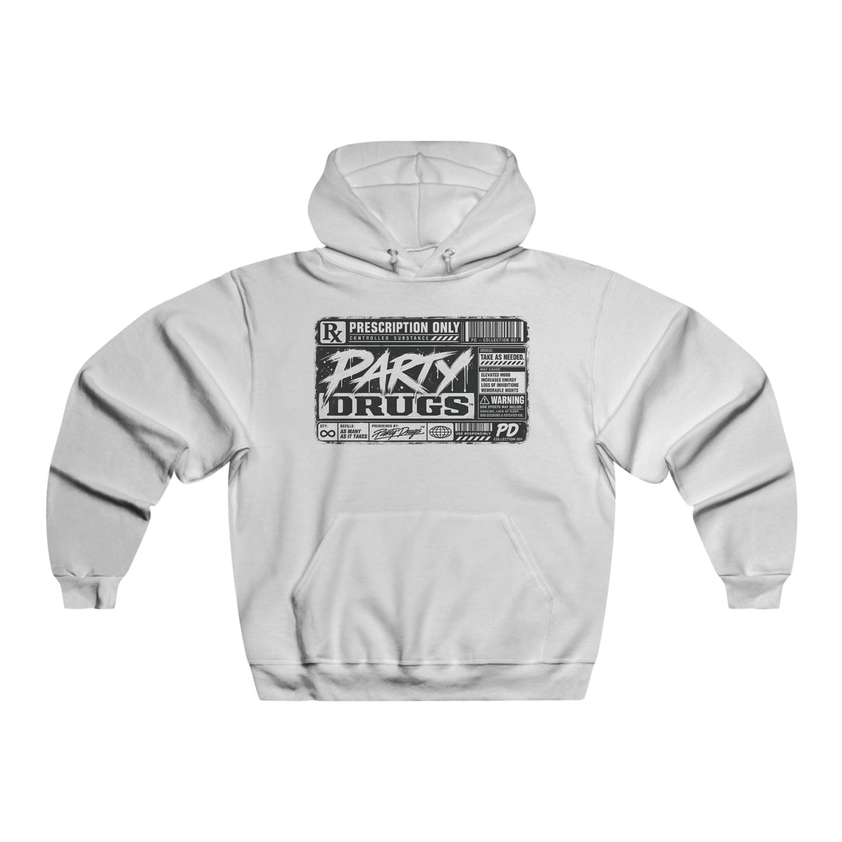 PARTY DRUGS™ Prescription Hoodie — Collection 001
