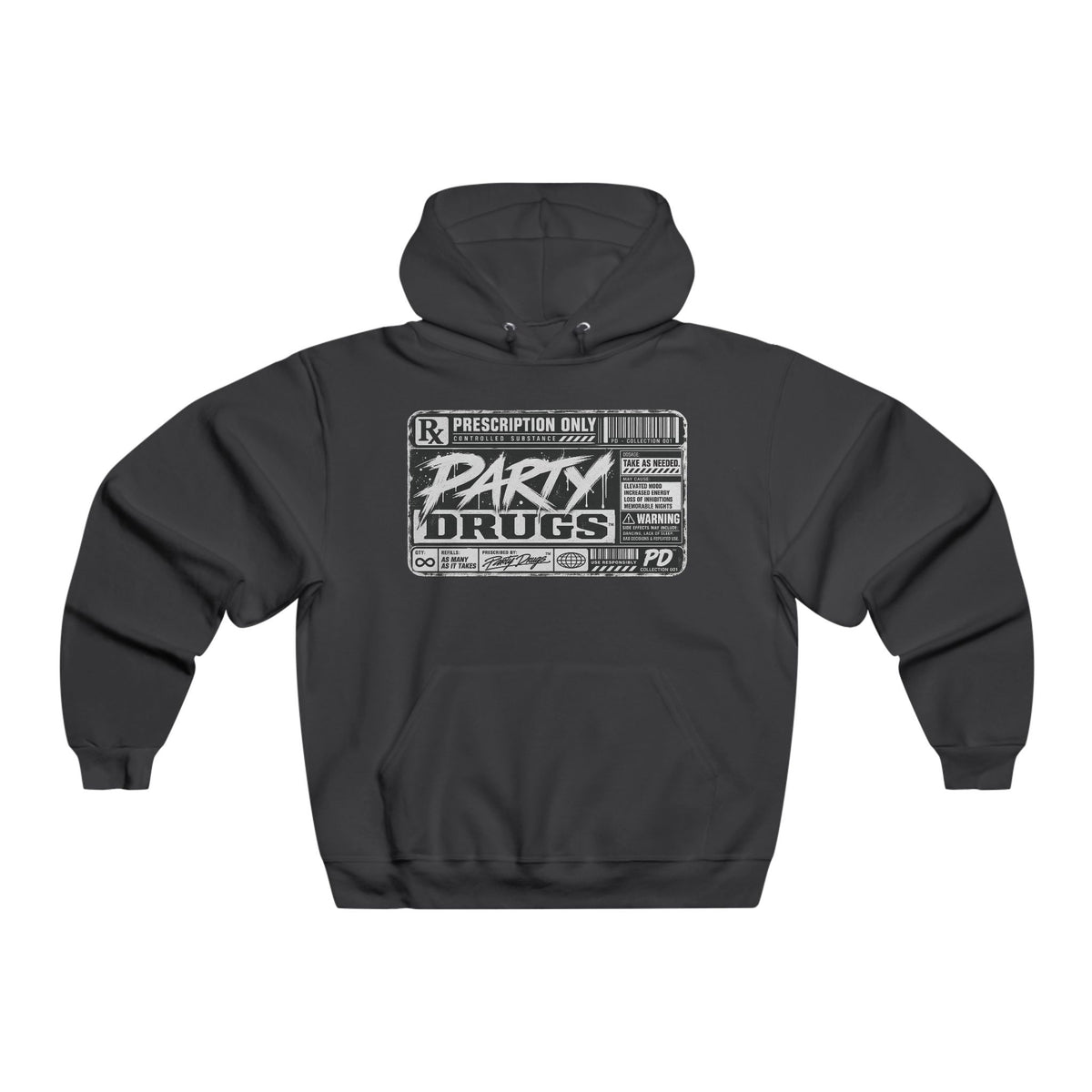 PARTY DRUGS™ Prescription Hoodie — Collection 001